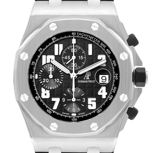 Photo of Audemars Piguet Royal Oak Offshore Black Dial Chronograph Mens Watch 26170ST