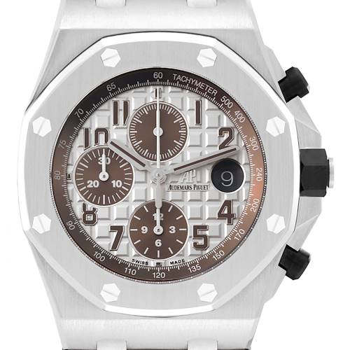 Photo of Audemars Piguet Royal Oak Offshore Chronograph Steel Mens Watch 26470ST Box Papers