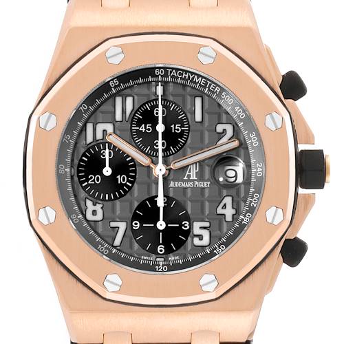 Photo of Audemars Piguet Royal Oak Offshore Rose Gold Chronograph Mens Watch 2590OK