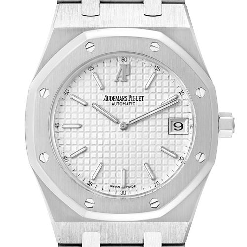 Photo of Audemars Piguet Royal Oak Silver Dial Steel Mens Watch 15202ST