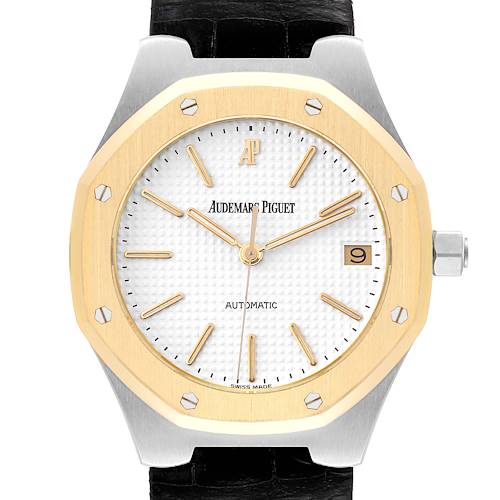 Photo of Audemars Piguet Royal Oak Steel Yellow Gold Mens Watch 14800SA Box Papers