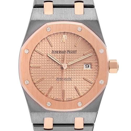 Photo of Audemars Piguet Royal Oak Tantalum Rose Gold Mens Watch 15000TR