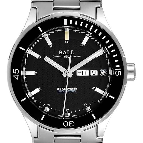 Photo of Ball Roadmaster BMW Timetrekker Black Dial Steel Mens Watch DM3010B