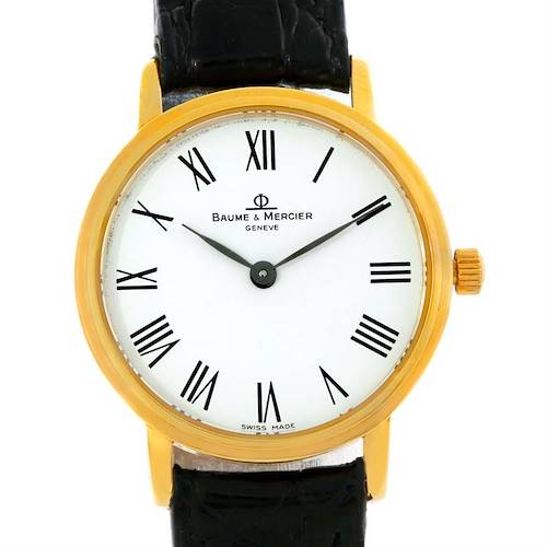 Photo of Baume Mercier Classima Ladies 18K Yellow Gold Quartz Watch MV045089