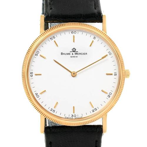 Photo of Baume Mercier Classima Ultra Thin 18K Yellow Gold Quartz Watch 15603