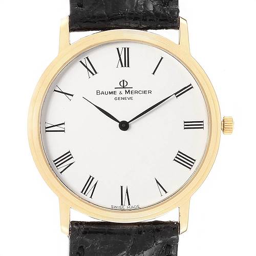 Photo of Baume Mercier Classima Ultra Thin 18K Yellow Gold Quartz Watch 95612