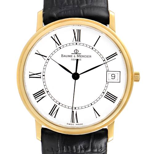 Photo of Baume Mercier Classima Ultra Thin 18K Yellow Gold Quartz Watch MV045093