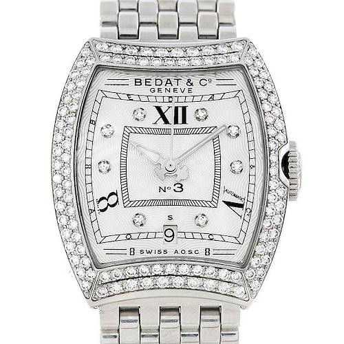 Photo of Bedat No 3 Ladies Stainless Steel Diamond Watch 314.031.109