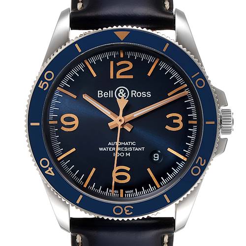 Photo of Bell & Ross Heritage Aeronavale Blue Dial Steel Watch BRV292 Unworn