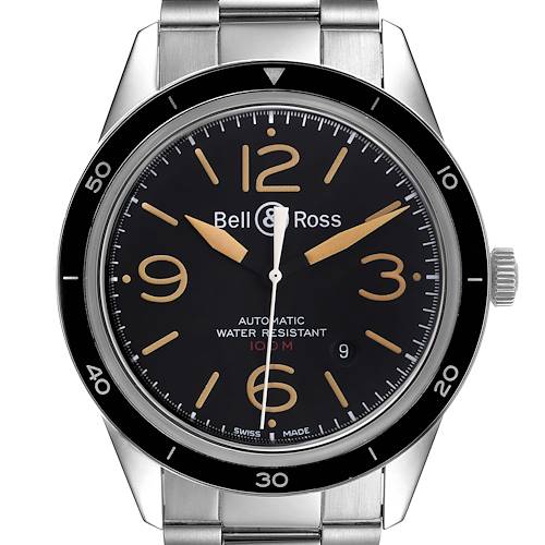 Photo of Bell & Ross Sport Heritage Black Dial Steel Mens Watch BRV123