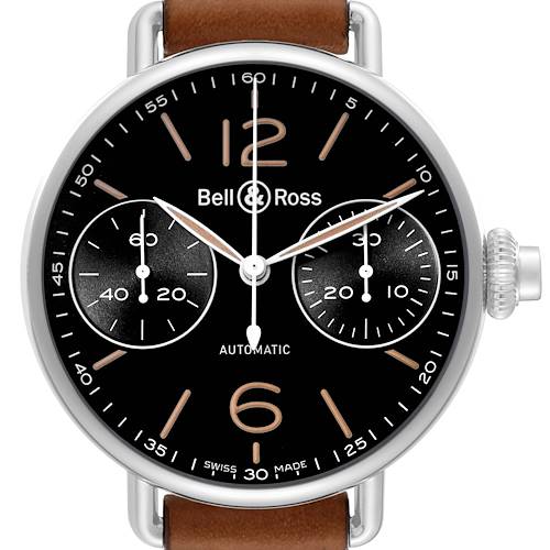 Photo of Bell & Ross WW1 Monopusher Chronograph Steel Mens Watch BRWW1