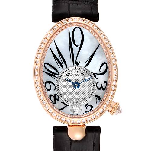 Photo of Breguet Reine de Naples Rose Gold MOP Diamond Ladies Watch 8818