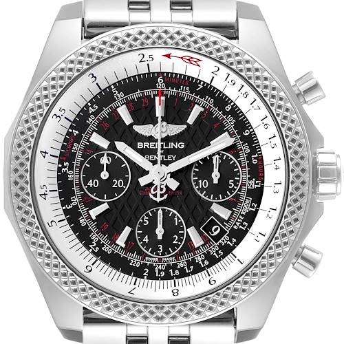 Photo of Breitling Bentley B06 Black Dial Chronograph Watch AB0612 Box Card