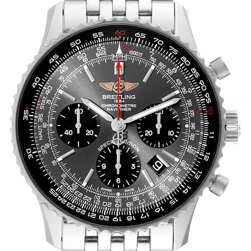 Photo of Breitling Navitimer 01 Japanese LE Steel Mens Watch AB0121 Box Card