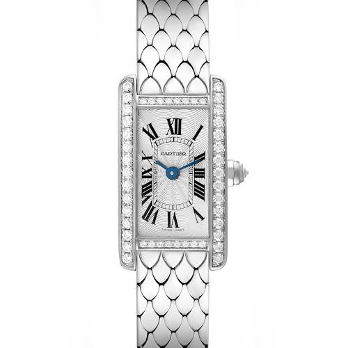 Photo of Cartier Tank Americaine White Gold Diamond Ladies Watch WB710013