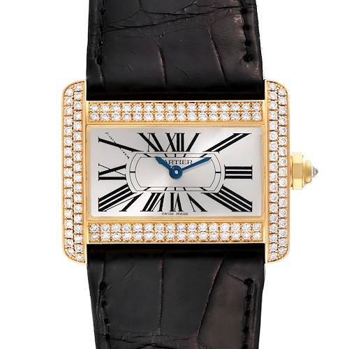 Photo of Cartier Tank Divan Yellow Gold Diamond Ladies Watch WA301036