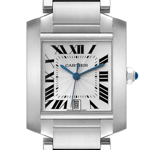 Photo of Cartier Tank Francaise Large Automatic Steel Mens Watch W51002Q3