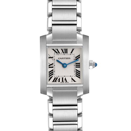 Photo of Cartier Tank Francaise Small Steel Ladies Watch W51008Q3 Box Papers