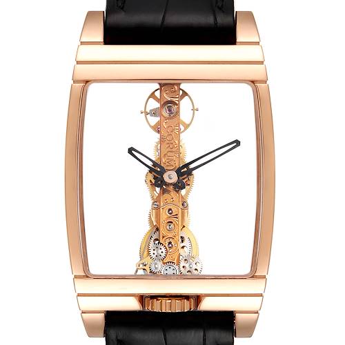 Photo of Corum Golden Bridge Classic Rose Gold Skeleton Mens Watch B113/01043