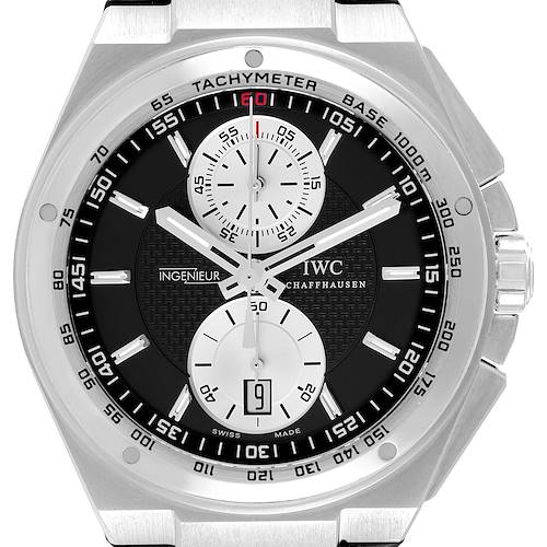 Photo of IWC Big Ingenieur Black Dial Steel Chronograph Mens Watch IW378401