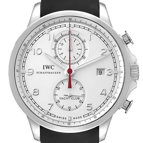 Photo of IWC Portuguese Yacht Club Carbon Dial Titanium Mens Watch IW390211 Box Card