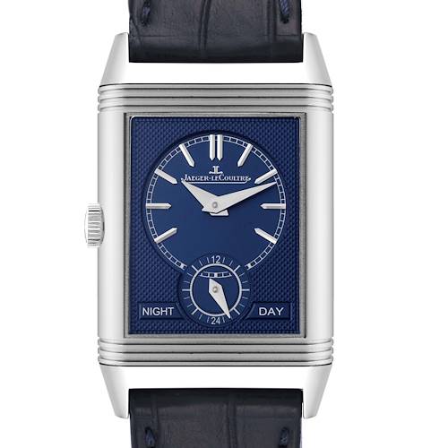 Photo of Jaeger LeCoultre Reverso Duo Tribute Steel Mens Watch 213.8.D4 Q3908420 Papers