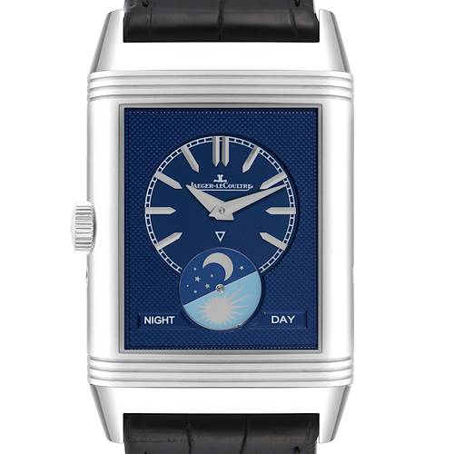 Photo of Jaeger LeCoultre Reverso Tribute Duoface Steel Mens Watch 216.8.D3 Q3958420 Card