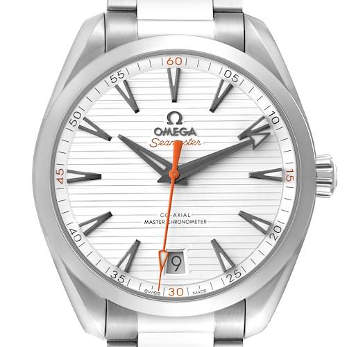 Photo of Omega Seamaster Aqua Terra Orange Hand Mens Watch 220.10.41.21.02.001 Box Card