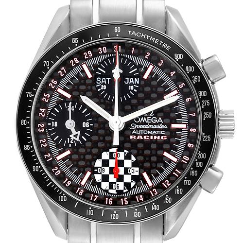 Photo of Omega Speedmaster Day Date Schumacher Limited Edition Steel Mens Watch 3529.50.00 Box Card