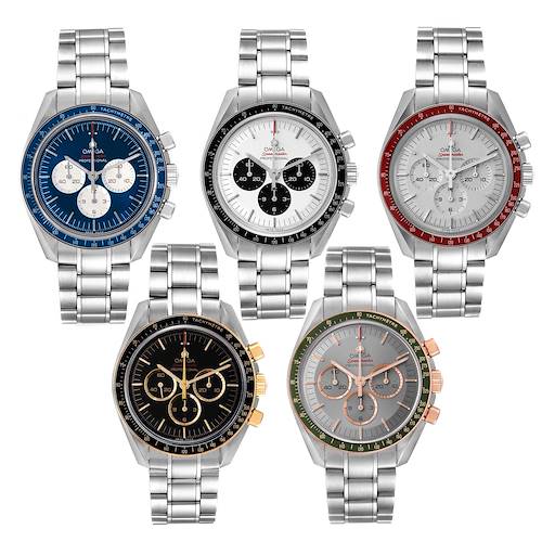 Photo of Omega Speedmaster Limited Edition Five Watches Set TOKYO Olympics 522.30.42.30.04.001 Unworn