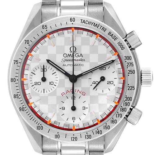 Photo of Omega Speedmaster Schumacher Racing Limited Edition Steel Mens Watch 3517.30.00 Card