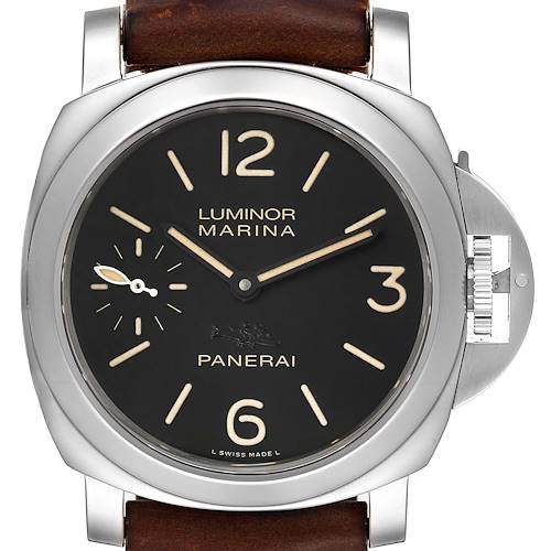 Photo of Panerai Luminor Marina Acciaio 44mm Steel Mens Watch PAM00463 Box Papers