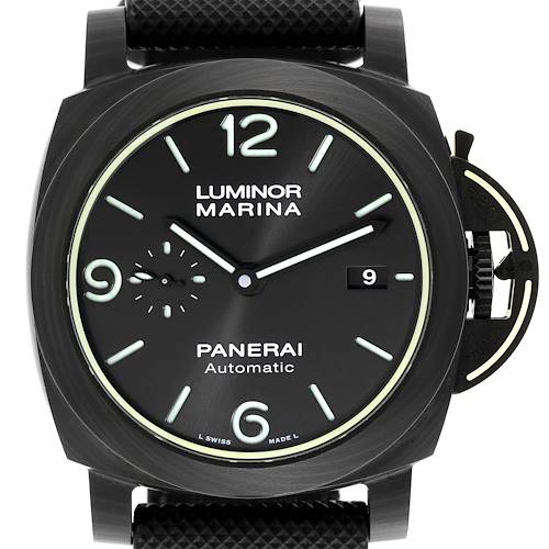 Photo of Panerai Luminor Marina Carbotech Mens Watch PAM01118 Box Card