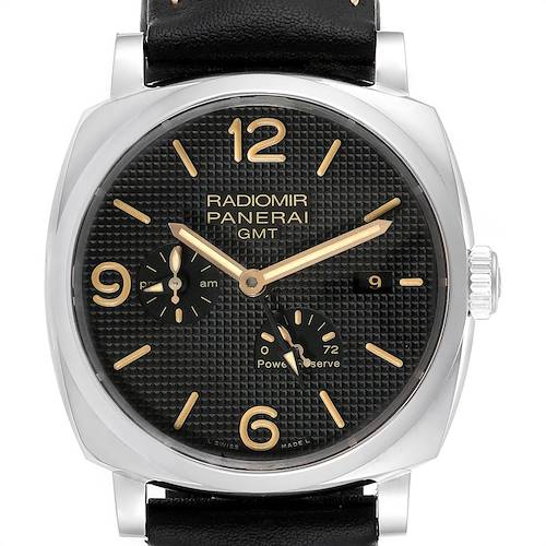 Photo of Panerai Radiomir 1940 GMT Power Reserve Mens Watch PAM00628 Box Papers