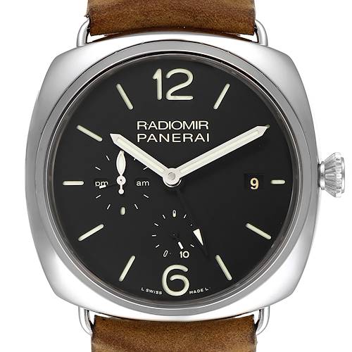 Photo of Panerai Radiomir Acciaio 47mm 10 Days GMT Steel Mens Watch PAM00323 Box Papers