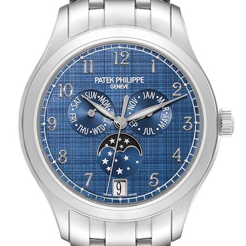 Photo of Patek Philippe Complications Annual Calendar Moonphase Steel Mens Watch 4947