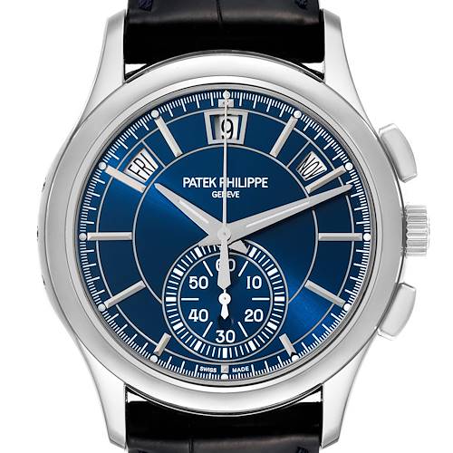 Patek Philippe Complications Annual Calendar Platinum Watch 5905 Box Papers