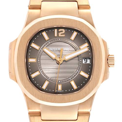 Photo of Patek Philippe Nautilus Rose Gold Slate Dial Ladies Watch 7011/1R-10