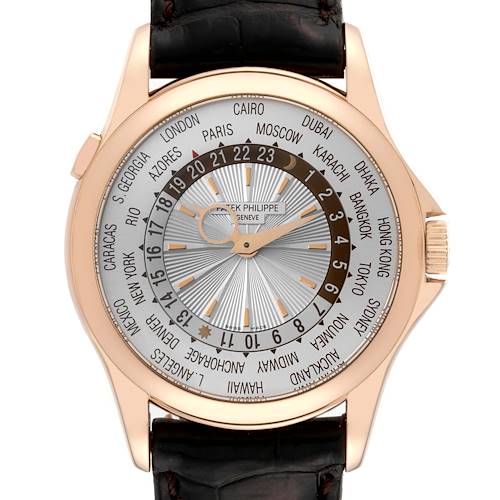 Photo of Patek Philippe World Time Complications Rose Gold Mens Watch 5130