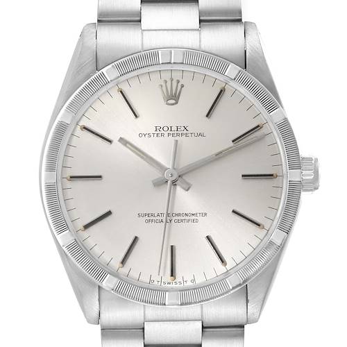 Photo of Rolex Oyster Perpetual Sigma Dial Steel Vintage Mens Watch 1007