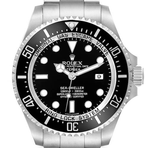 Photo of Rolex Seadweller Deepsea Ceramic Bezel Steel Mens Watch 116660 Box Card