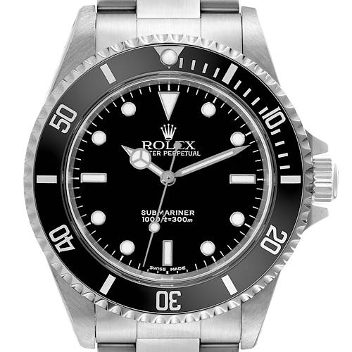 Photo of Rolex Submariner No Date 2 Liner Steel Mens Watch 14060 Box Papers