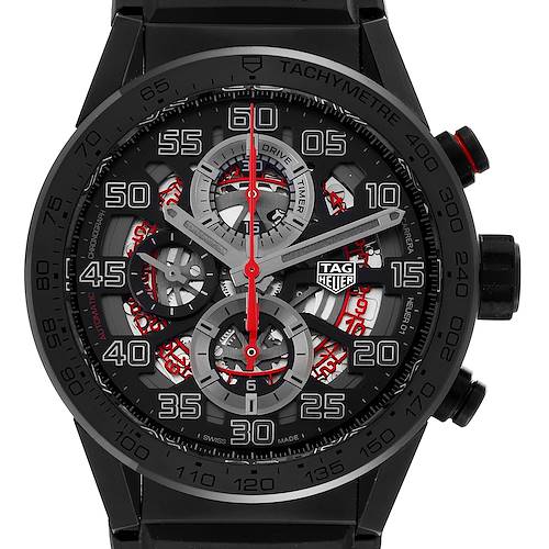 Photo of TAG Heuer Carrera Caliber 01 Tokyo Limited Edition Ceramic Mens Watch CAR201D