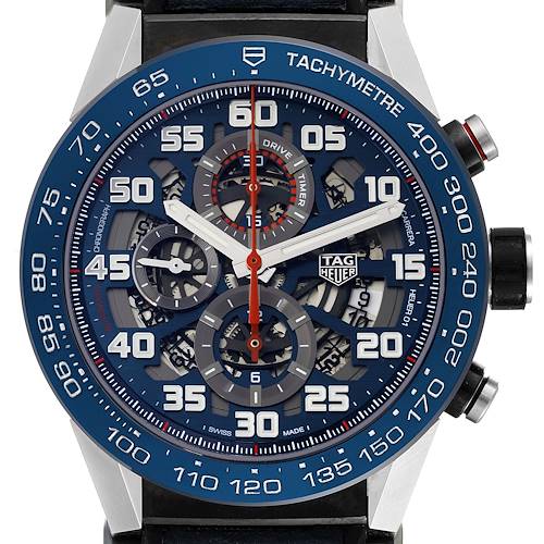 Photo of Tag Heuer Carrera Red Bull Racing Steel PVD Mens Watch CAR2A1N Box Card