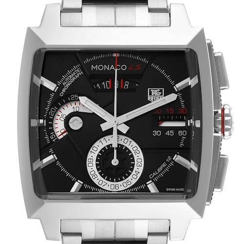 Photo of Tag Heuer Monaco LS Chronograph Steel Mens Watch CAL2110 Box Card