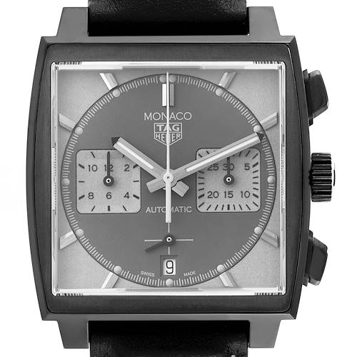 Photo of Tag Heuer Monaco Night Driver LE Black Dial Titanium Mens Watch CBL2181 Unworn