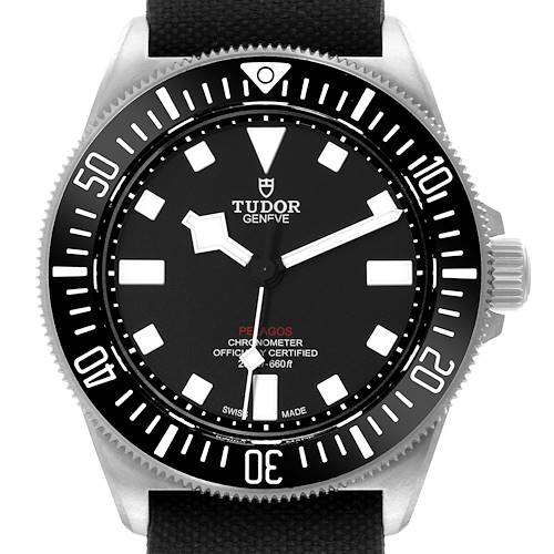 Photo of Tudor Pelagos FXD 42mm Titanium Steel Mens Watch 25717 Box Card