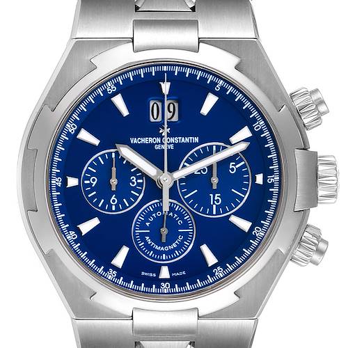 Photo of Vacheron Constantin Overseas Chronograph Blue Dial Mens Watch 49150