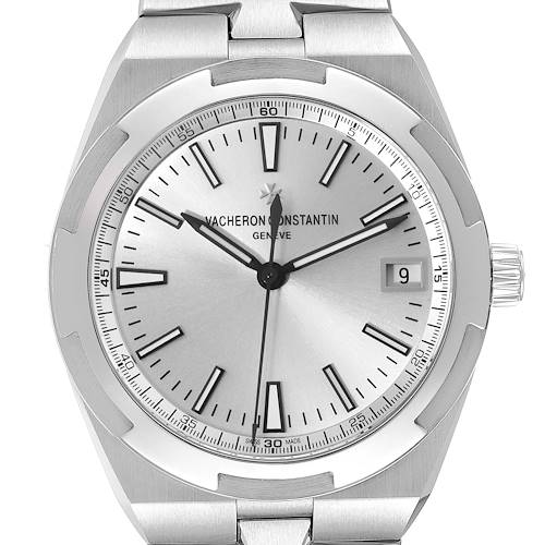 Photo of Vacheron Constantin Overseas Silver Dial Steel Mens Watch 4500V Unworn