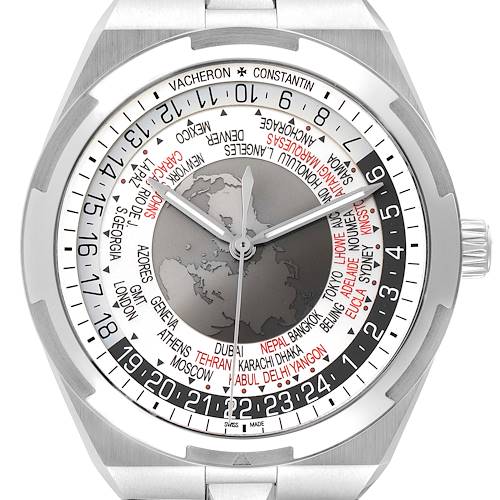 Photo of Vacheron Constantin Overseas World Time 43.5 mm Steel Mens Watch 7700V